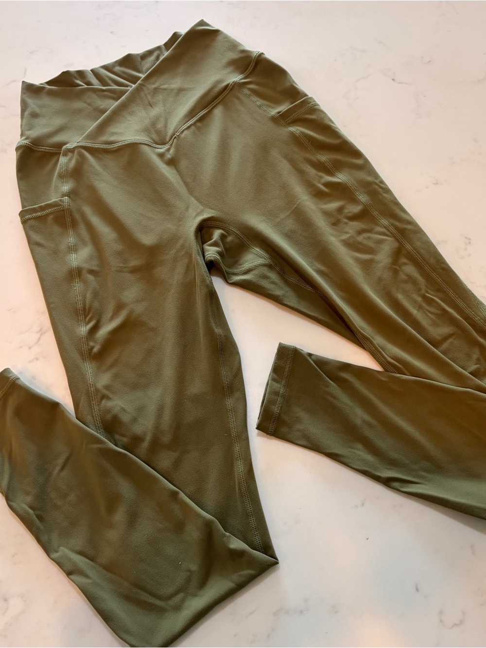 Buff Bunny Monarch High Rise Legging Pockets - Dark Olive